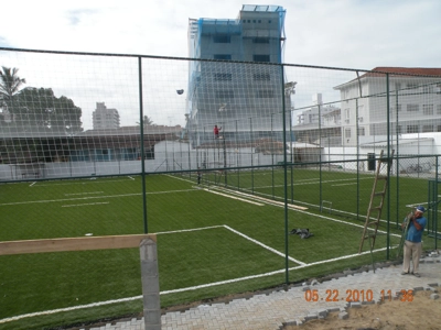 Alambrado para campo de futebol