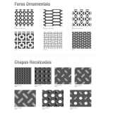valor de chapa perfurada decorativa Tremembé